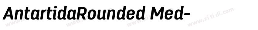 AntartidaRounded Med字体转换
